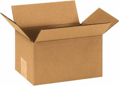 Made in USA - 6" Wide x 9" Long x 5" High Rectangle Corrugated Shipping Box - 1 Wall, Kraft (Color), 65 Lb Capacity - A1 Tooling