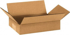 Made in USA - 6" Wide x 9" Long x 2" High Rectangle Corrugated Shipping Box - 1 Wall, Kraft (Color), 65 Lb Capacity - A1 Tooling