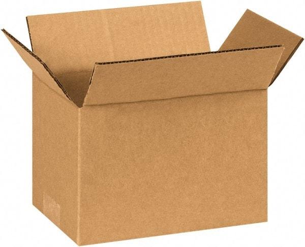 Made in USA - 5" Wide x 8" Long x 5" High Rectangle Corrugated Shipping Box - 1 Wall, Kraft (Color), 65 Lb Capacity - A1 Tooling