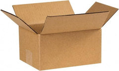 Made in USA - 6" Wide x 7" Long x 4" High Rectangle Corrugated Shipping Box - 1 Wall, Kraft (Color), 65 Lb Capacity - A1 Tooling