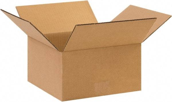 Made in USA - 6" Wide x 6" Long x 3" High Rectangle Corrugated Shipping Box - 1 Wall, Kraft (Color), 65 Lb Capacity - A1 Tooling