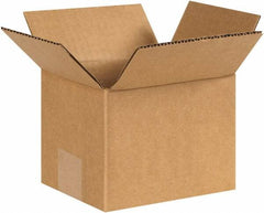 Made in USA - 5" Wide x 6" Long x 4" High Rectangle Corrugated Shipping Box - 1 Wall, Kraft (Color), 65 Lb Capacity - A1 Tooling