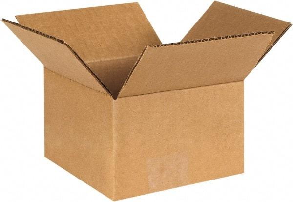 Made in USA - 5" Wide x 5" Long x 3" High Rectangle Corrugated Shipping Box - 1 Wall, Kraft (Color), 65 Lb Capacity - A1 Tooling