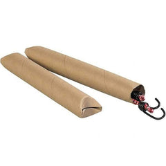 Made in USA - 2" Diam x 36" Long Round Crimped End Mailing Tubes - 1 Wall, Kraft (Color) - A1 Tooling