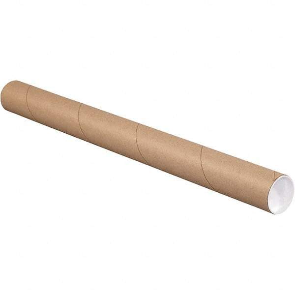 Made in USA - 2-1/2" Diam x 30" Long Round Kraft Mailing Tubes - 1 Wall, Kraft (Color) - A1 Tooling