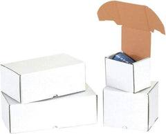 Made in USA - 7-1/4" Wide x 14-1/2" Long x 5" High Rectangle Crush Proof Mailers - 1 Wall, White - A1 Tooling