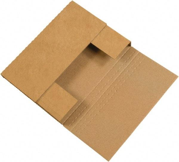 Made in USA - 6-1/2" Wide x 9-1/2" Long x 2" High Rectangle Crush Proof Mailers - 1 Wall, Kraft (Color) - A1 Tooling