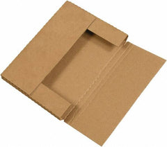 Made in USA - 6-5/8" Wide x 9-5/8" Long x 1-1/4" High Rectangle Crush Proof Mailers - 1 Wall, Kraft (Color) - A1 Tooling