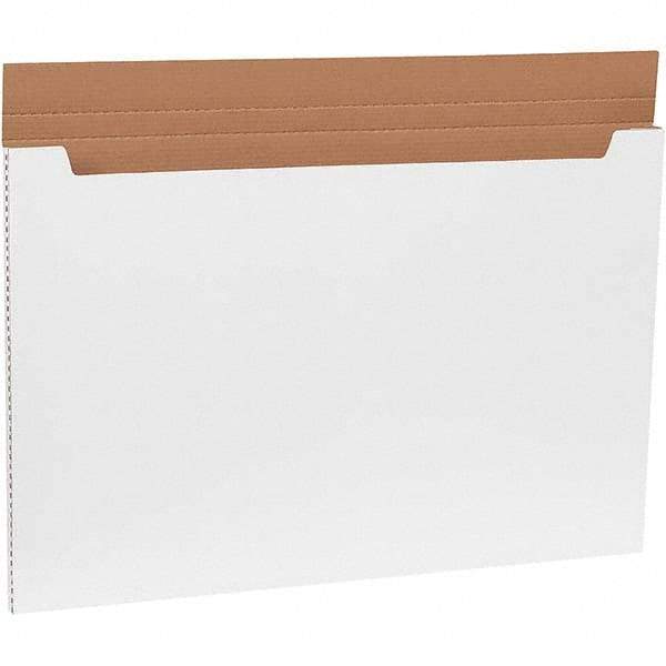 Made in USA - 24" Wide x 36" Long x 1" High Rectangle Crush Proof Mailers - 1 Wall, White - A1 Tooling