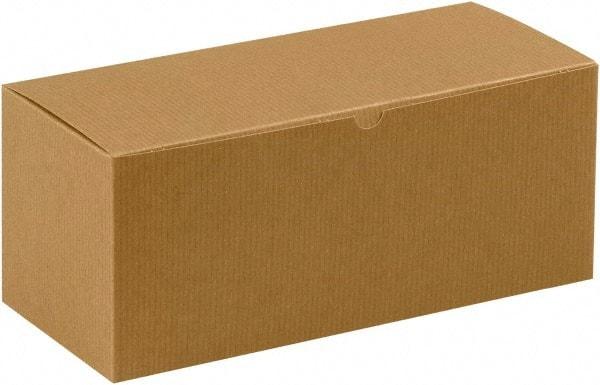 Made in USA - 6" Wide x 14" Long x 6" High Rectangle Chipboard Box - 1 Wall, Kraft (Color) - A1 Tooling