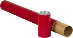 Made in USA - 3" Diam x 24" Long Round Telescoping Mailing Tubes - 2 Walls, Red - A1 Tooling