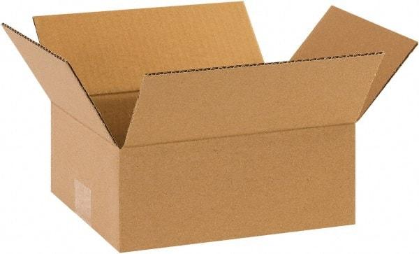 Made in USA - 9" Wide x 10" Long x 4" High Rectangle Corrugated Shipping Box - 1 Wall, Kraft (Color), 65 Lb Capacity - A1 Tooling