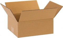 Made in USA - 6" Wide x 8" Long x 2" High Rectangle Corrugated Shipping Box - 1 Wall, Kraft (Color), 65 Lb Capacity - A1 Tooling