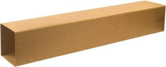 Made in USA - 8" Wide x 8" Long x 48" High Rectangle Telescoping Box - 2 Walls, Kraft (Color), 100 Lb Capacity - A1 Tooling