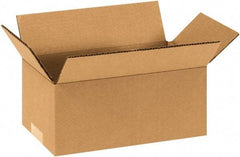 Made in USA - 4" Wide x 9" Long x 4" High Rectangle Corrugated Shipping Box - 1 Wall, Kraft (Color), 65 Lb Capacity - A1 Tooling