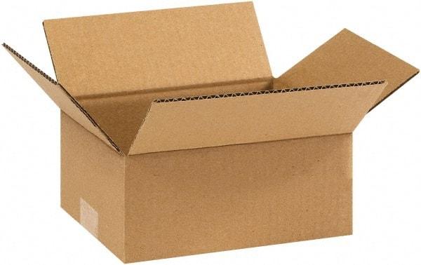 Made in USA - 7" Wide x 9" Long x 4" High Rectangle Corrugated Shipping Box - 1 Wall, Kraft (Color), 65 Lb Capacity - A1 Tooling