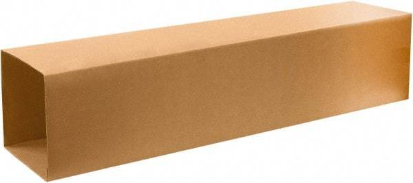 Made in USA - 10" Wide x 10" Long x 48" High Rectangle Telescoping Box - 1 Wall, Kraft (Color), 65 Lb Capacity - A1 Tooling