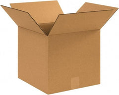 Made in USA - 11" Wide x 11" Long x 10" High Rectangle Corrugated Shipping Box - 1 Wall, Kraft (Color), 65 Lb Capacity - A1 Tooling