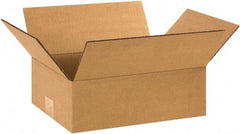 Made in USA - 9" Wide x 12" Long x 4" High Rectangle Corrugated Shipping Box - 1 Wall, Kraft (Color), 65 Lb Capacity - A1 Tooling