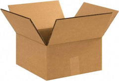 Made in USA - 12" Wide x 12" Long x 6" High Rectangle Heavy Duty Corrugated Box - 2 Walls, Kraft (Color), 100 Lb Capacity - A1 Tooling