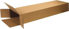 Made in USA - 8" Wide x 20" Long x 60" High Rectangle Corrugated Shipping Box - 1 Wall, Kraft (Color), 95 Lb Capacity - A1 Tooling