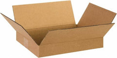 Made in USA - 10" Wide x 13" Long x 2" High Rectangle Corrugated Shipping Box - 1 Wall, Kraft (Color), 65 Lb Capacity - A1 Tooling