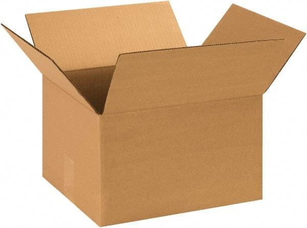 Made in USA - 11" Wide x 13" Long x 8" High Rectangle Corrugated Shipping Box - 1 Wall, Kraft (Color), 65 Lb Capacity - A1 Tooling