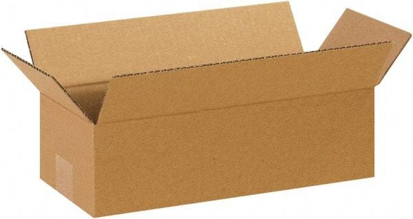 Made in USA - 6" Wide x 14" Long x 4" High Rectangle Corrugated Shipping Box - 1 Wall, Kraft (Color), 65 Lb Capacity - A1 Tooling