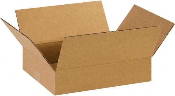 Made in USA - 11" Wide x 14" Long x 3" High Rectangle Corrugated Shipping Box - 1 Wall, Kraft (Color), 65 Lb Capacity - A1 Tooling