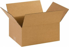 Made in USA - 11" Wide x 14" Long x 6" High Rectangle Corrugated Shipping Box - 1 Wall, Kraft (Color), 65 Lb Capacity - A1 Tooling