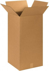 Made in USA - 15" Wide x 15" Long x 30" High Rectangle Corrugated Shipping Box - 1 Wall, Kraft (Color), 65 Lb Capacity - A1 Tooling