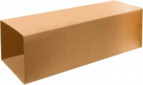 Made in USA - 16" Wide x 16" Long x 40" High Rectangle Telescoping Box - 1 Wall, Kraft (Color), 65 Lb Capacity - A1 Tooling