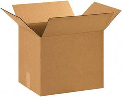 Made in USA - 12" Wide x 15" Long x 12" High Rectangle Corrugated Shipping Box - 1 Wall, Kraft (Color), 65 Lb Capacity - A1 Tooling