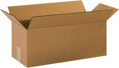 Made in USA - 8" Wide x 20" Long x 8" High Rectangle Corrugated Shipping Box - 1 Wall, Kraft (Color), 65 Lb Capacity - A1 Tooling