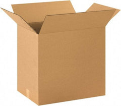 Made in USA - 14" Wide x 20" Long x 18" High Rectangle Corrugated Shipping Box - 1 Wall, Kraft (Color), 65 Lb Capacity - A1 Tooling