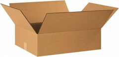 Made in USA - 15" Wide x 20" Long x 6" High Rectangle Corrugated Shipping Box - 1 Wall, Kraft (Color), 65 Lb Capacity - A1 Tooling