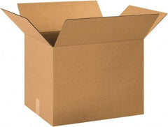 Made in USA - 15" Wide x 22" Long x 15" High Rectangle Corrugated Shipping Box - 1 Wall, Kraft (Color), 65 Lb Capacity - A1 Tooling