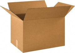 Made in USA - 14" Wide x 21" Long x 14" High Rectangle Corrugated Shipping Box - 1 Wall, Kraft (Color), 65 Lb Capacity - A1 Tooling