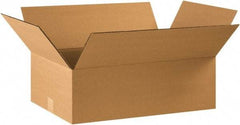 Made in USA - 14" Wide x 22" Long x 8" High Rectangle Corrugated Shipping Box - 1 Wall, Kraft (Color), 65 Lb Capacity - A1 Tooling