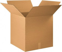 Made in USA - 23" Wide x 23" Long x 23" High Square Corrugated Shipping Box - 1 Wall, Kraft (Color), 65 Lb Capacity - A1 Tooling