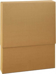 Made in USA - 4-1/2" Wide x 37-1/2" Long x 30" High Rectangle Telescoping Box - 1 Wall, Kraft (Color), 65 Lb Capacity - A1 Tooling