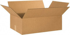 Made in USA - 16" Wide x 24" Long x 8" High Rectangle Corrugated Shipping Box - 1 Wall, Kraft (Color), 65 Lb Capacity - A1 Tooling