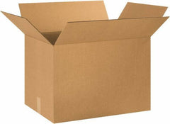 Made in USA - 18" Wide x 26" Long x 18" High Rectangle Corrugated Shipping Box - 1 Wall, Kraft (Color), 65 Lb Capacity - A1 Tooling