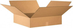 Made in USA - 24" Wide x 24" Long x 6" High Rectangle Corrugated Shipping Box - 1 Wall, Kraft (Color), 65 Lb Capacity - A1 Tooling