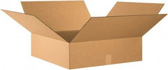 Made in USA - 24" Wide x 24" Long x 7" High Rectangle Corrugated Shipping Box - 1 Wall, Kraft (Color), 65 Lb Capacity - A1 Tooling