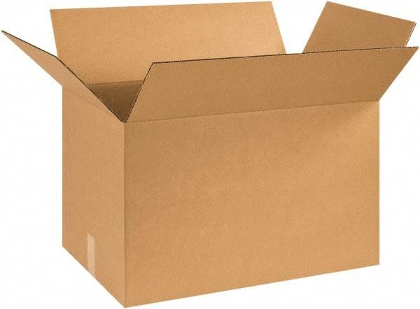 Made in USA - 16" Wide x 25" Long x 16" High Rectangle Corrugated Shipping Box - 1 Wall, Kraft (Color), 65 Lb Capacity - A1 Tooling