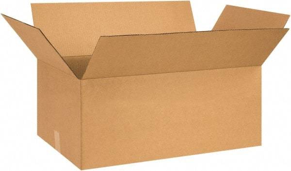 Made in USA - 16" Wide x 26" Long x 10" High Rectangle Corrugated Shipping Box - 1 Wall, Kraft (Color), 65 Lb Capacity - A1 Tooling