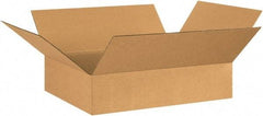 Made in USA - 20" Wide x 26" Long x 6" High Rectangle Corrugated Shipping Box - 1 Wall, Kraft (Color), 65 Lb Capacity - A1 Tooling