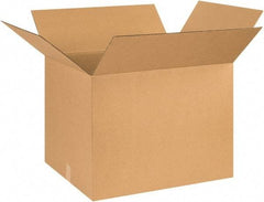 Made in USA - 20" Wide x 26" Long x 20" High Rectangle Corrugated Shipping Box - 1 Wall, Kraft (Color), 65 Lb Capacity - A1 Tooling