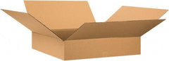 Made in USA - 28" Wide x 28" Long x 6" High Rectangle Corrugated Shipping Box - 1 Wall, Kraft (Color), 65 Lb Capacity - A1 Tooling